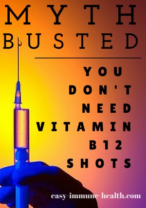 Myth Busted. Vitamin B12 Shot Problems are Not Worth the Benefit. Just take Sublingual Methylcobalamin